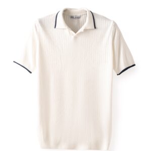 White Polo knitted
